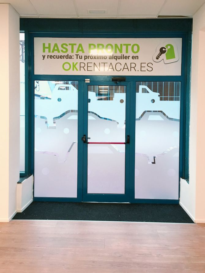 puerta cristal vinilada